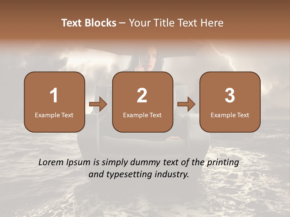 Health Lightning Stress PowerPoint Template