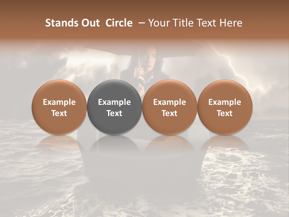 Health Lightning Stress PowerPoint Template