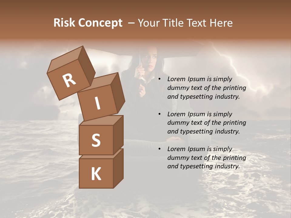 Health Lightning Stress PowerPoint Template