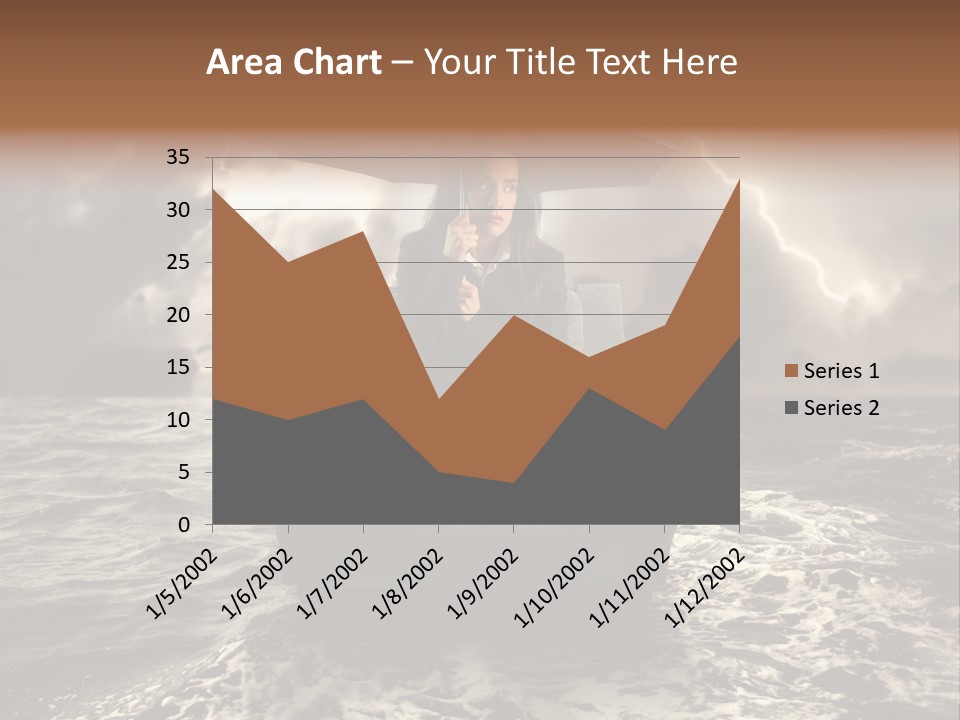 Health Lightning Stress PowerPoint Template