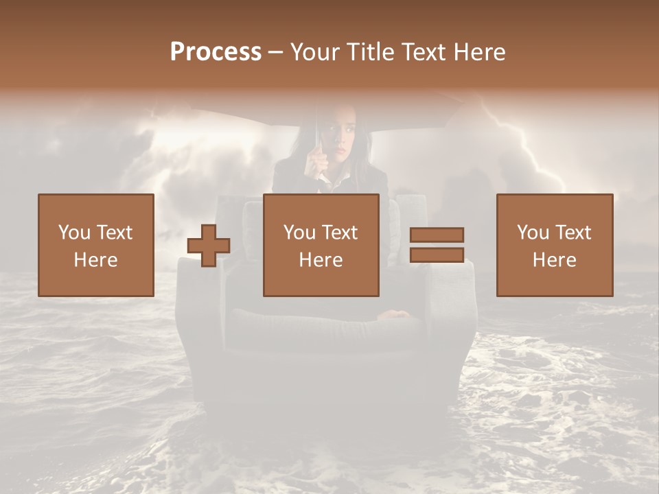 Health Lightning Stress PowerPoint Template