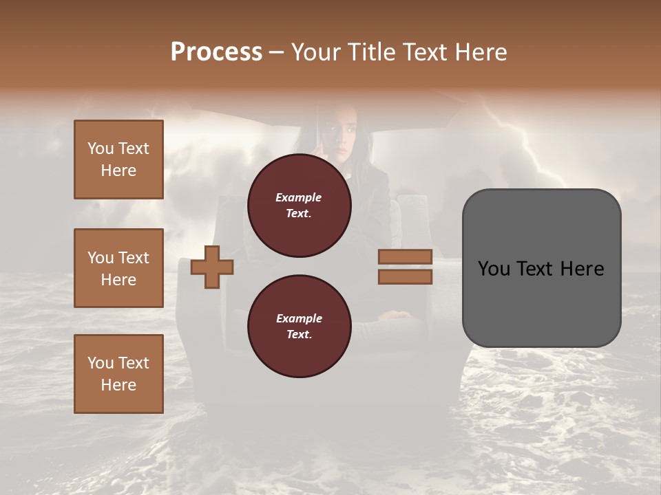 Health Lightning Stress PowerPoint Template