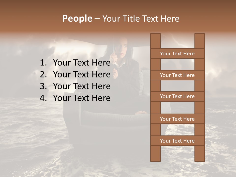 Health Lightning Stress PowerPoint Template