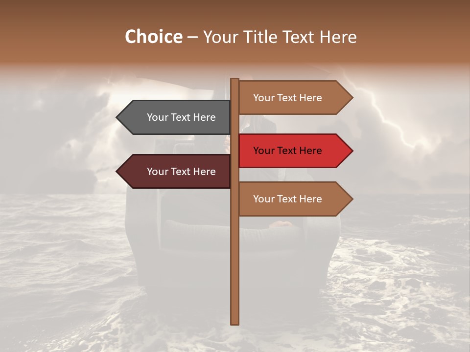 Health Lightning Stress PowerPoint Template