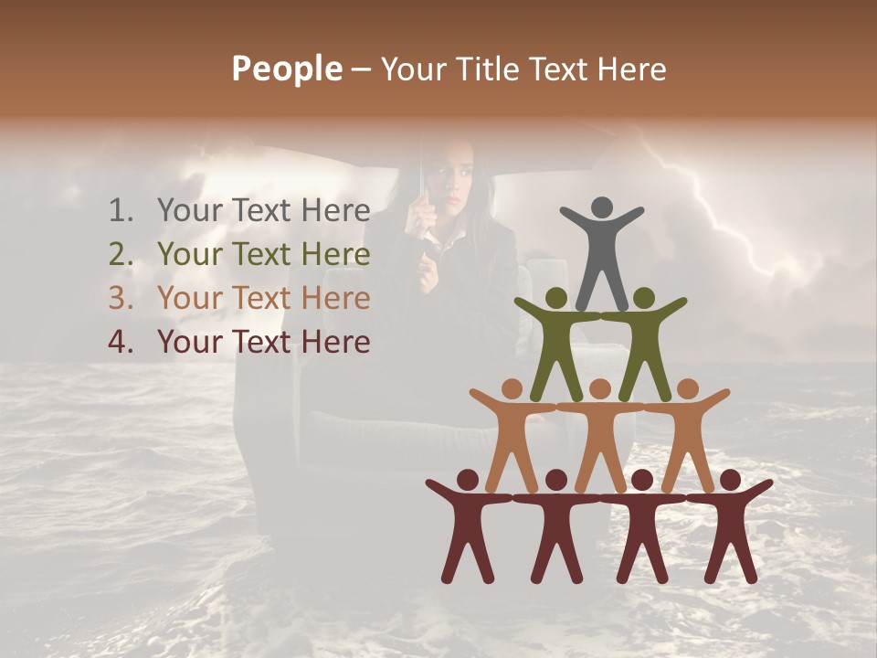 Health Lightning Stress PowerPoint Template