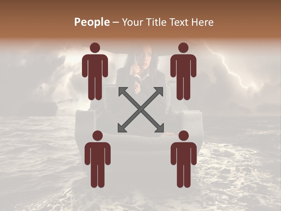 Health Lightning Stress PowerPoint Template