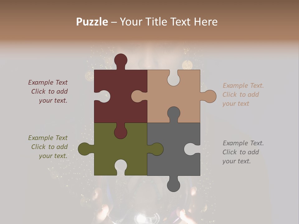 A Woman Holding A Crystal Ball In Her Hands PowerPoint Template