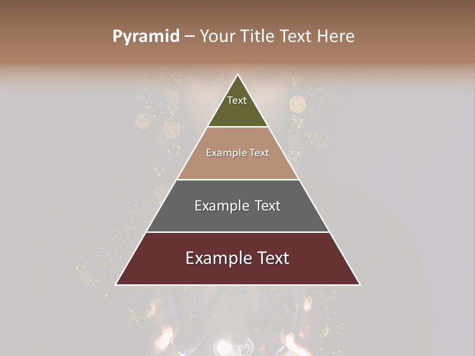 A Woman Holding A Crystal Ball In Her Hands PowerPoint Template