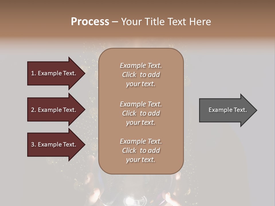 A Woman Holding A Crystal Ball In Her Hands PowerPoint Template