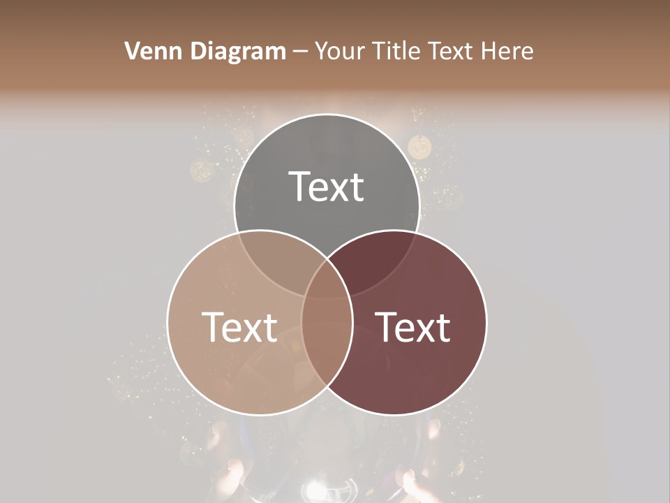 A Woman Holding A Crystal Ball In Her Hands PowerPoint Template