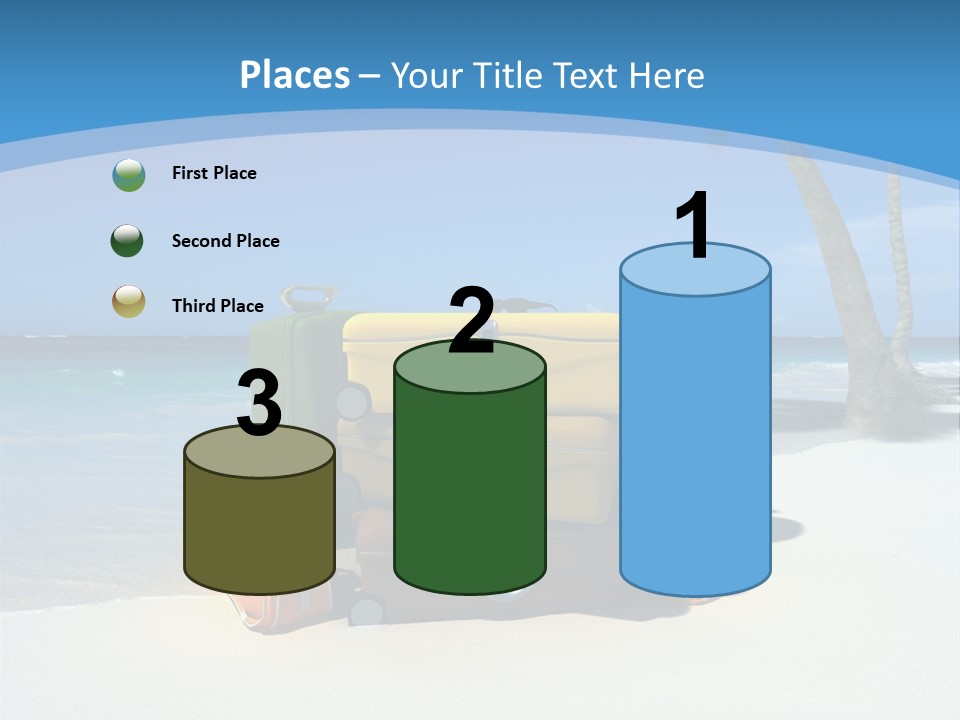 Baggage Red Wave PowerPoint Template