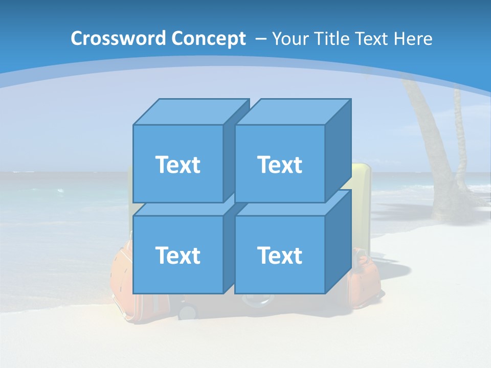 Baggage Red Wave PowerPoint Template