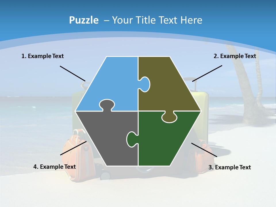 Baggage Red Wave PowerPoint Template