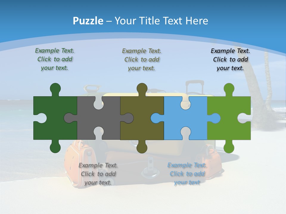 Baggage Red Wave PowerPoint Template