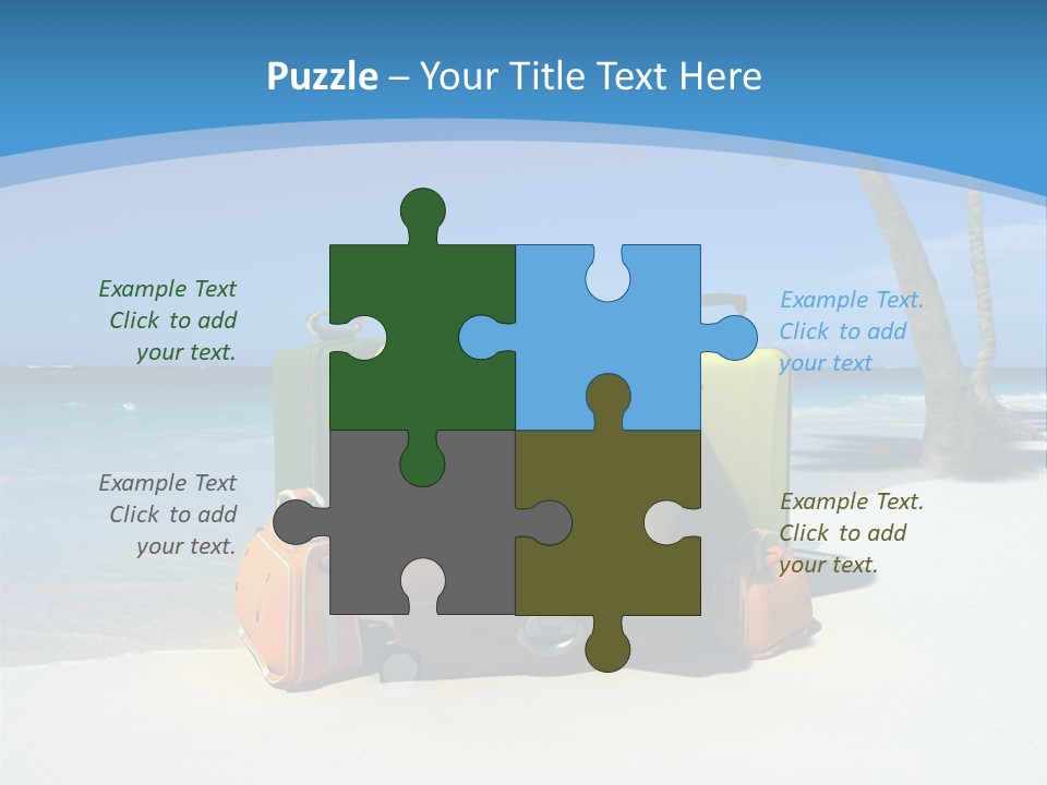 Baggage Red Wave PowerPoint Template