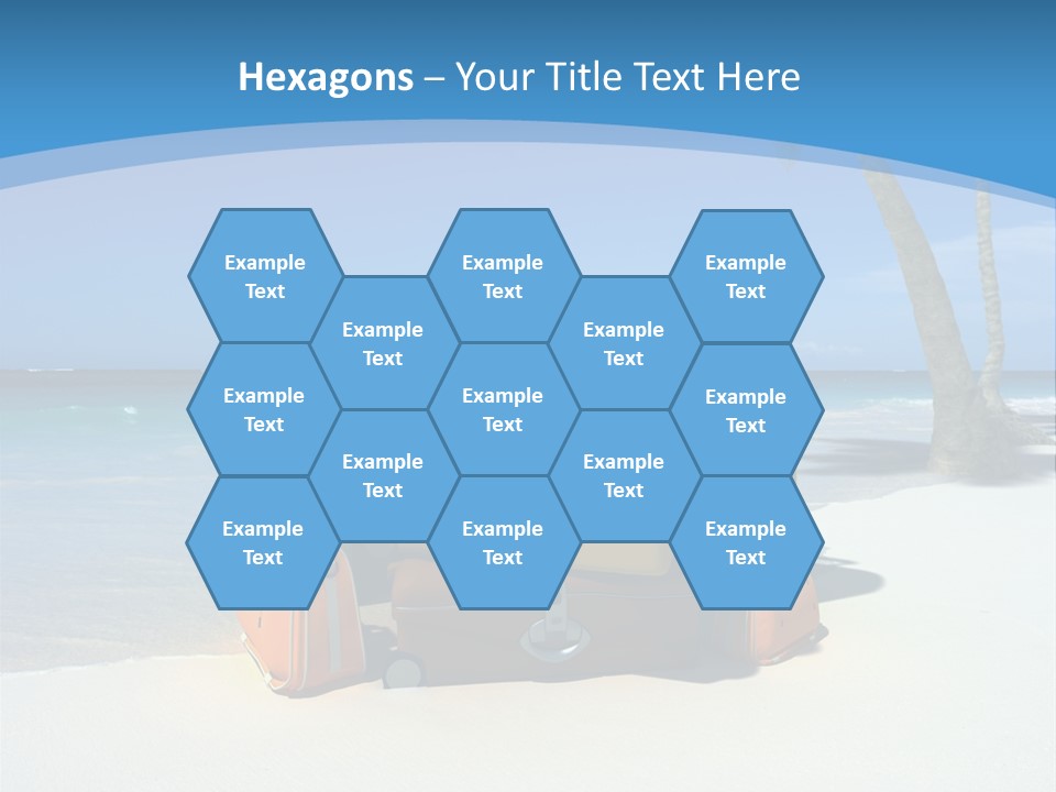 Baggage Red Wave PowerPoint Template