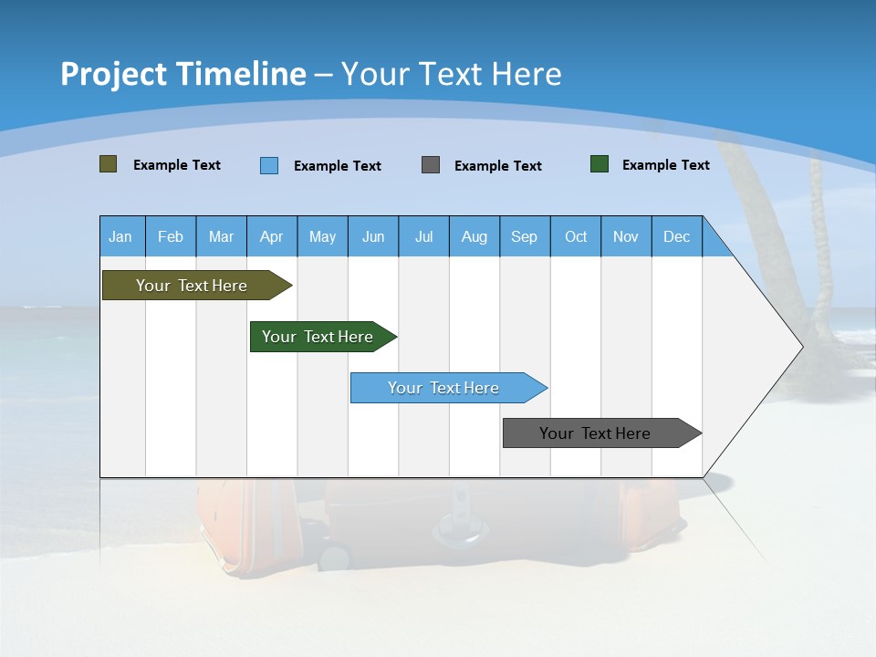 Baggage Red Wave PowerPoint Template