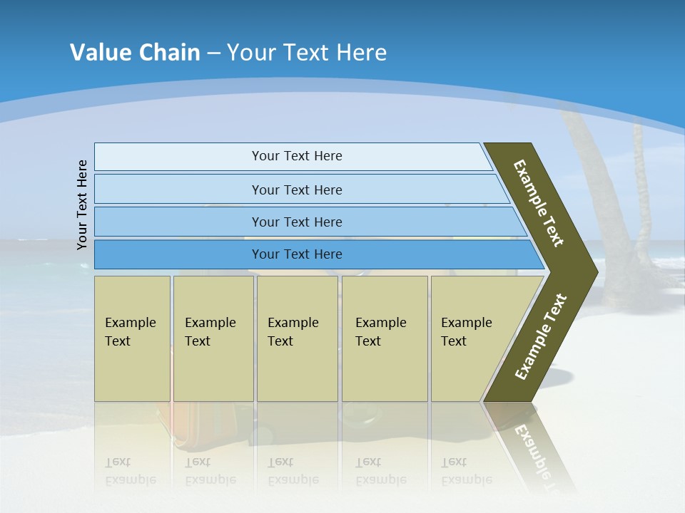Baggage Red Wave PowerPoint Template