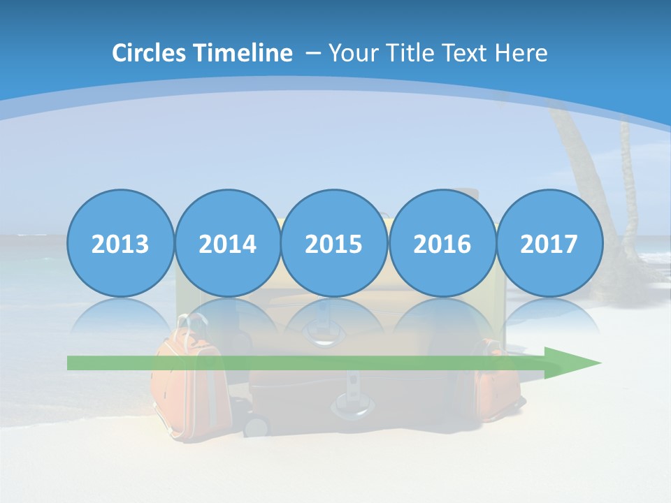 Baggage Red Wave PowerPoint Template