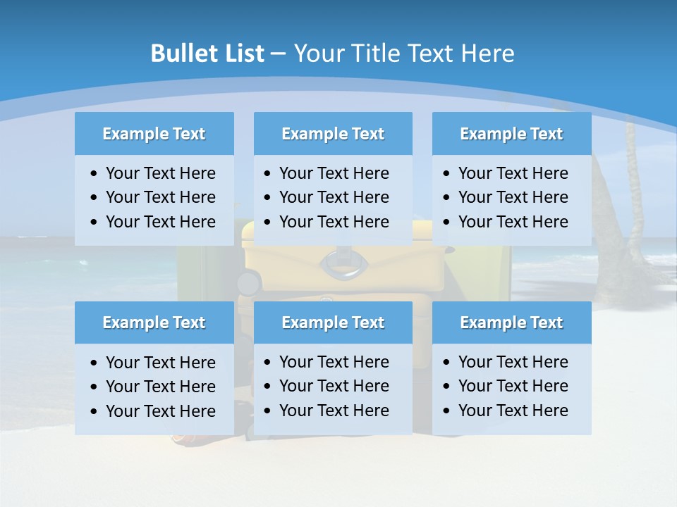 Baggage Red Wave PowerPoint Template