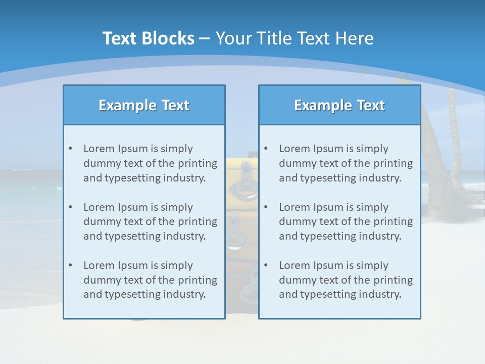 Baggage Red Wave PowerPoint Template