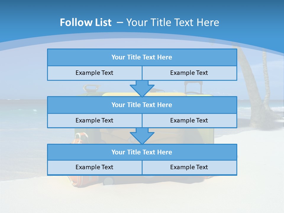 Baggage Red Wave PowerPoint Template