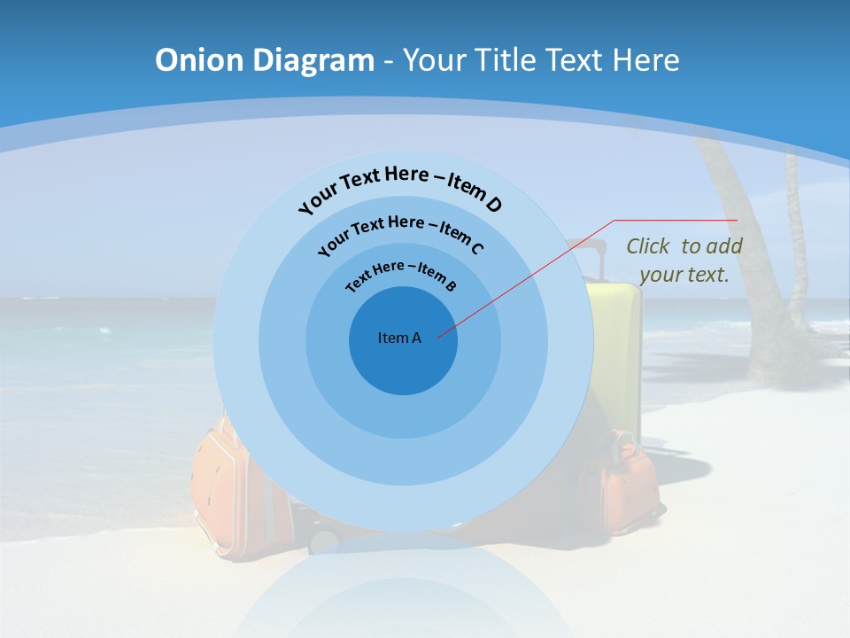 Baggage Red Wave PowerPoint Template