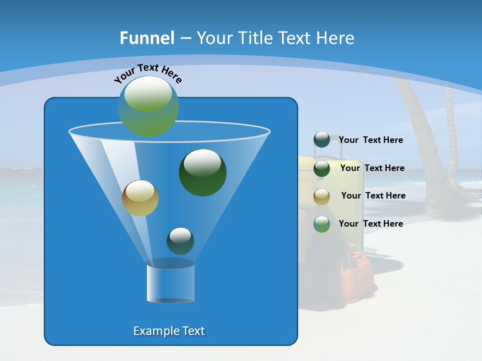 Baggage Red Wave PowerPoint Template