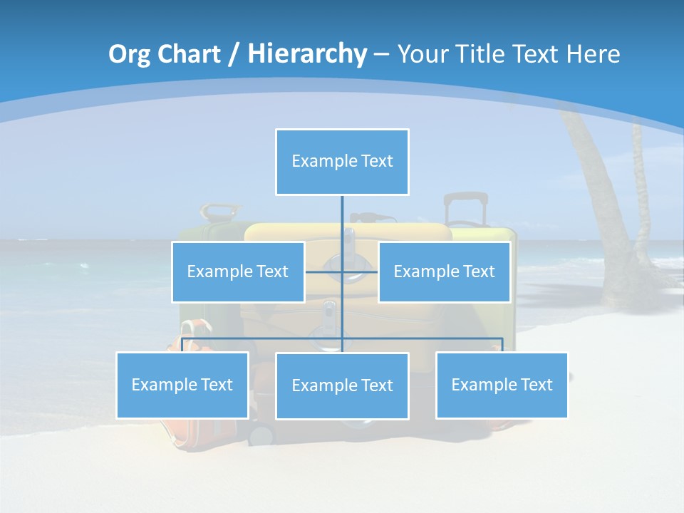 Baggage Red Wave PowerPoint Template