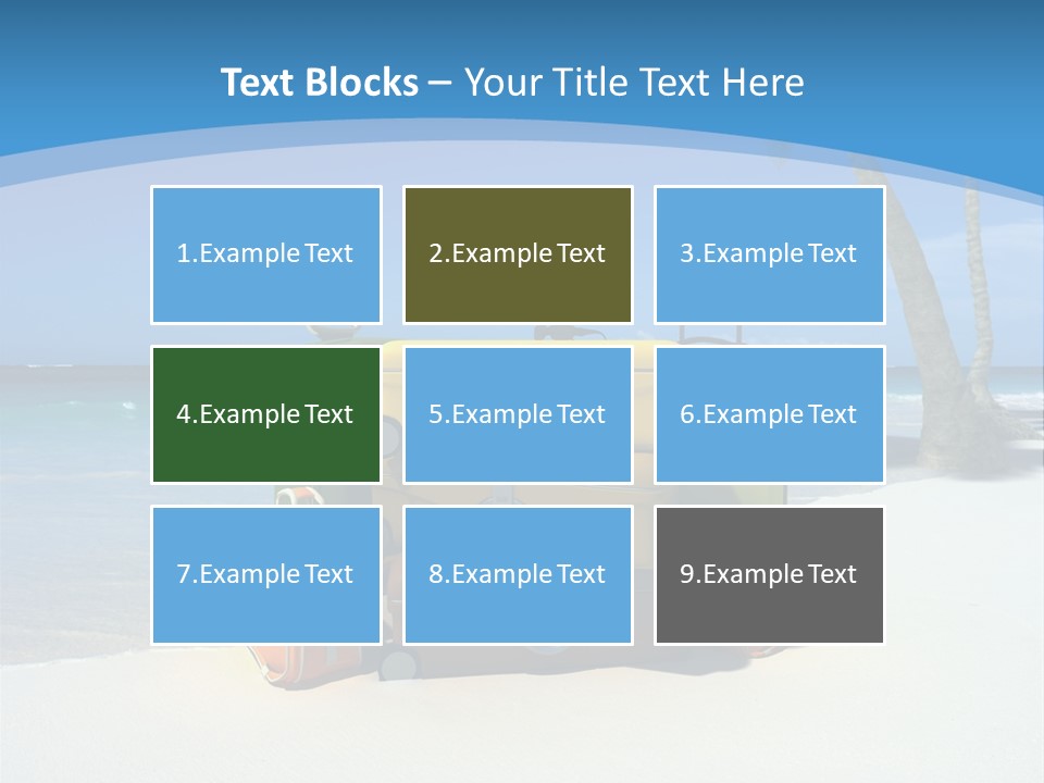 Baggage Red Wave PowerPoint Template