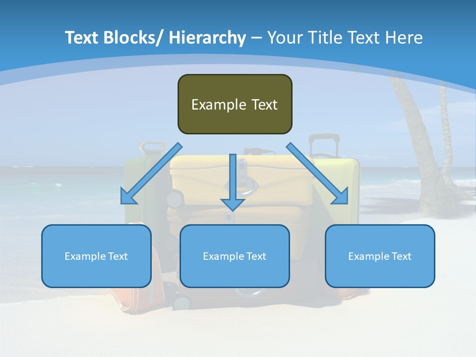 Baggage Red Wave PowerPoint Template