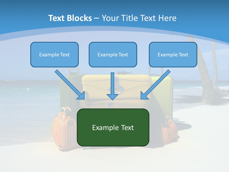 Baggage Red Wave PowerPoint Template