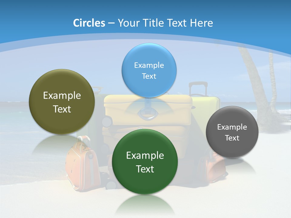 Baggage Red Wave PowerPoint Template