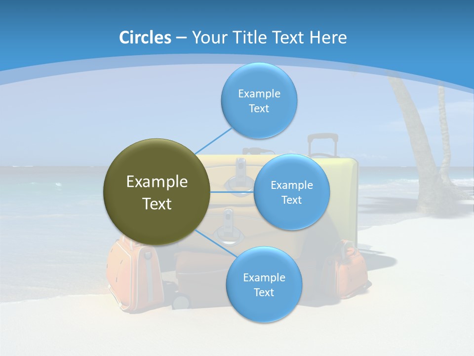 Baggage Red Wave PowerPoint Template