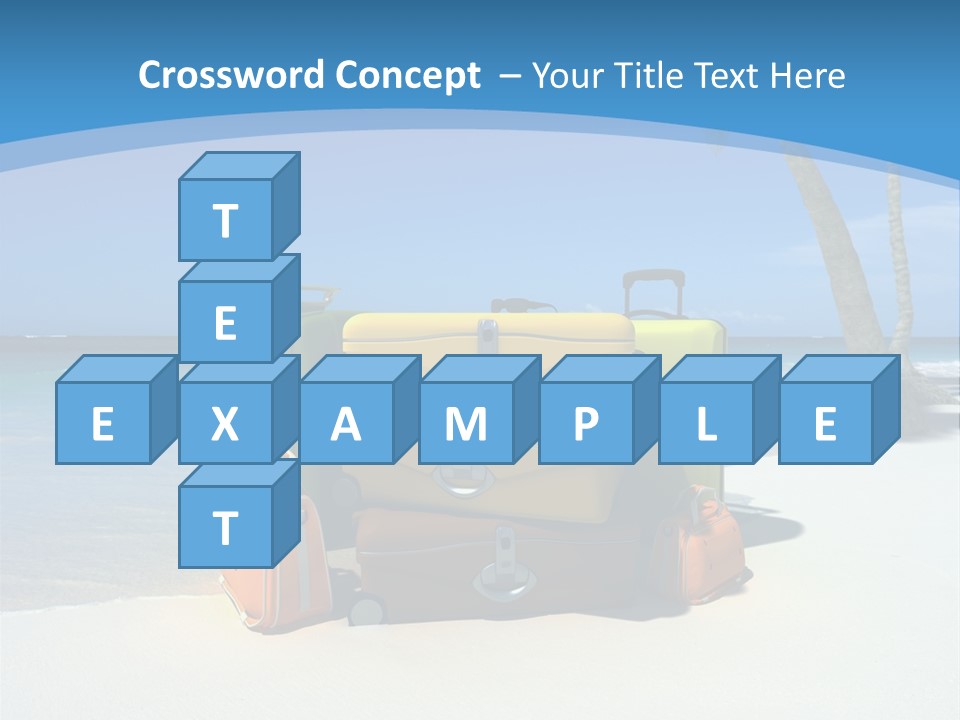 Baggage Red Wave PowerPoint Template