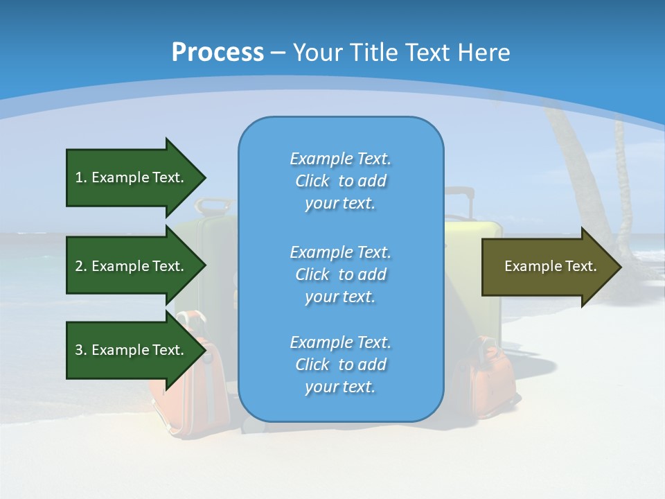 Baggage Red Wave PowerPoint Template