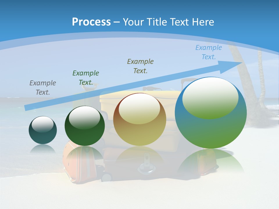 Baggage Red Wave PowerPoint Template