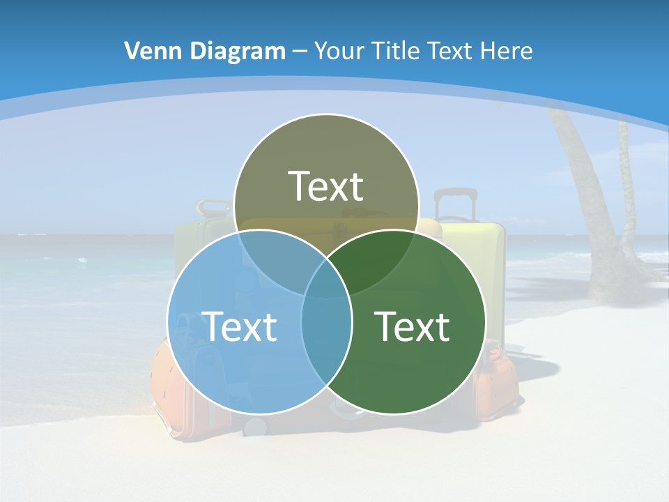 Baggage Red Wave PowerPoint Template