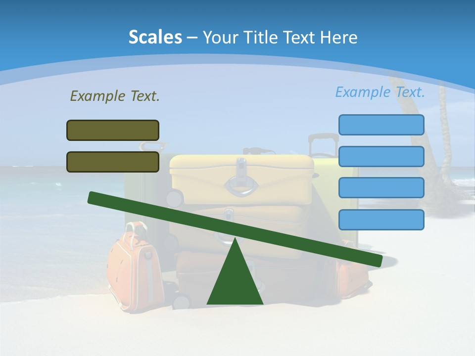 Baggage Red Wave PowerPoint Template