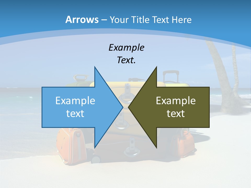 Baggage Red Wave PowerPoint Template