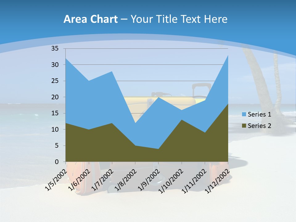 Baggage Red Wave PowerPoint Template
