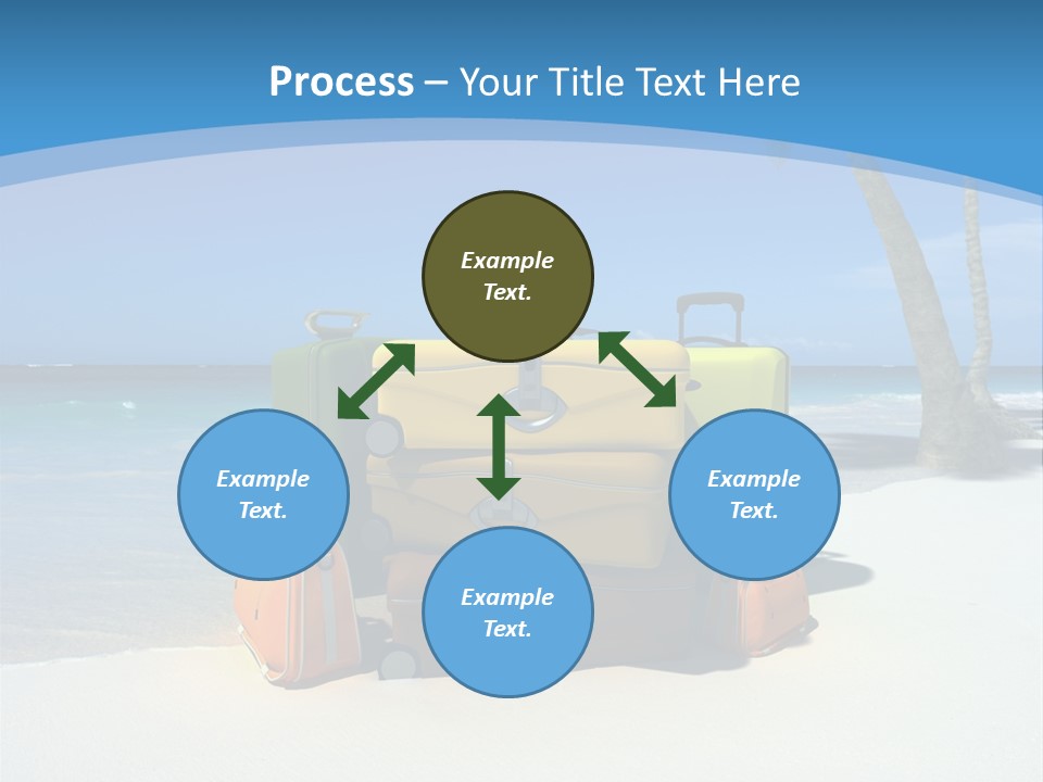 Baggage Red Wave PowerPoint Template