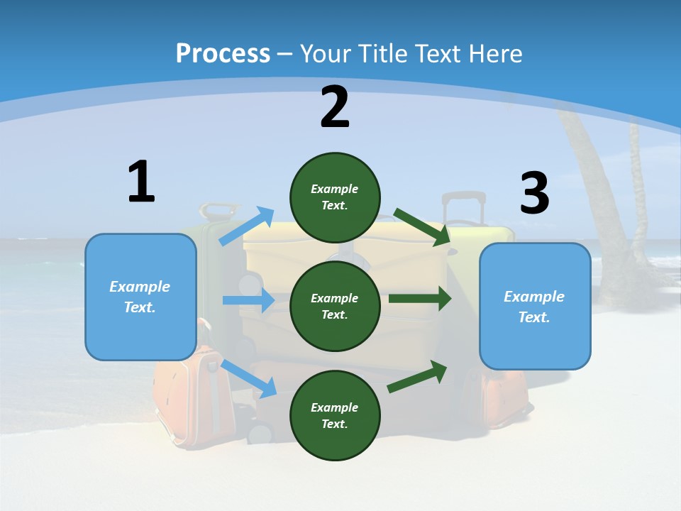 Baggage Red Wave PowerPoint Template