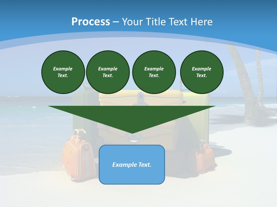 Baggage Red Wave PowerPoint Template