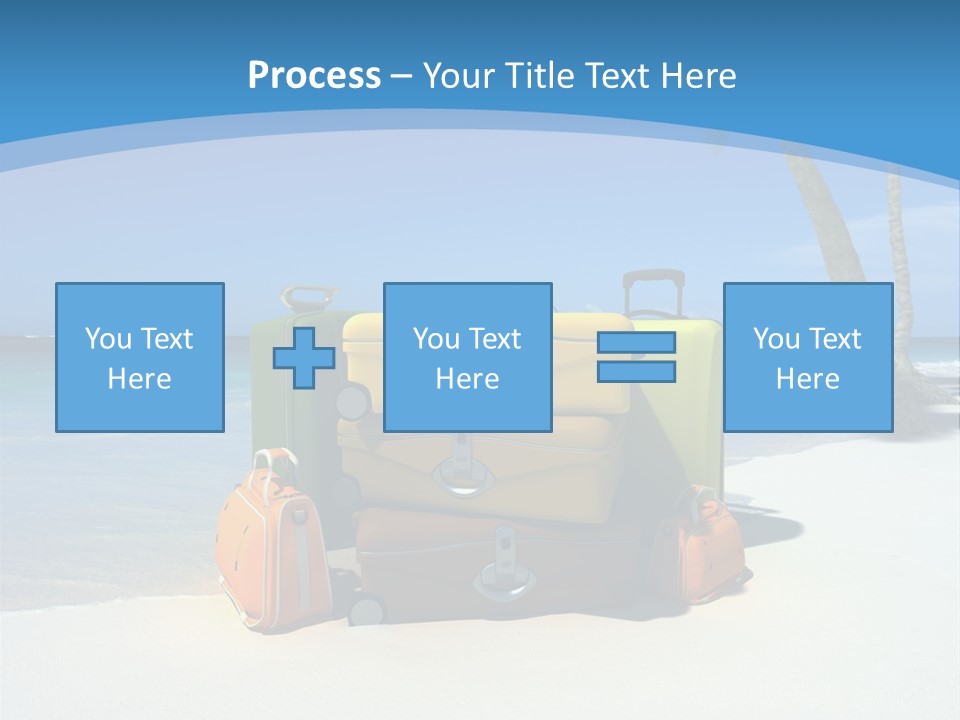 Baggage Red Wave PowerPoint Template