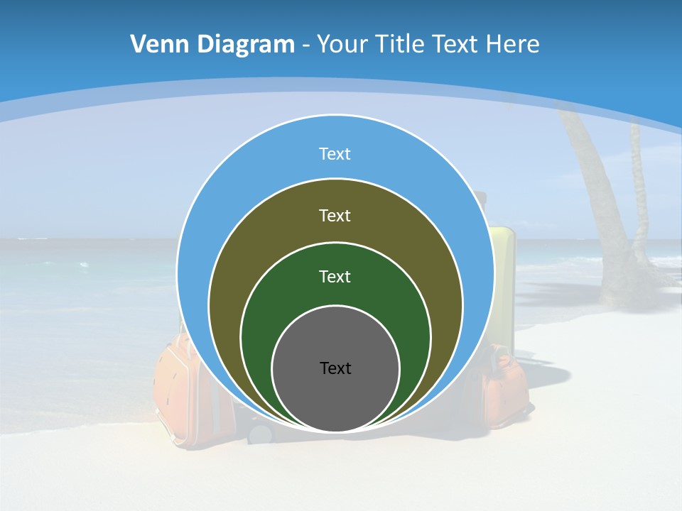 Baggage Red Wave PowerPoint Template