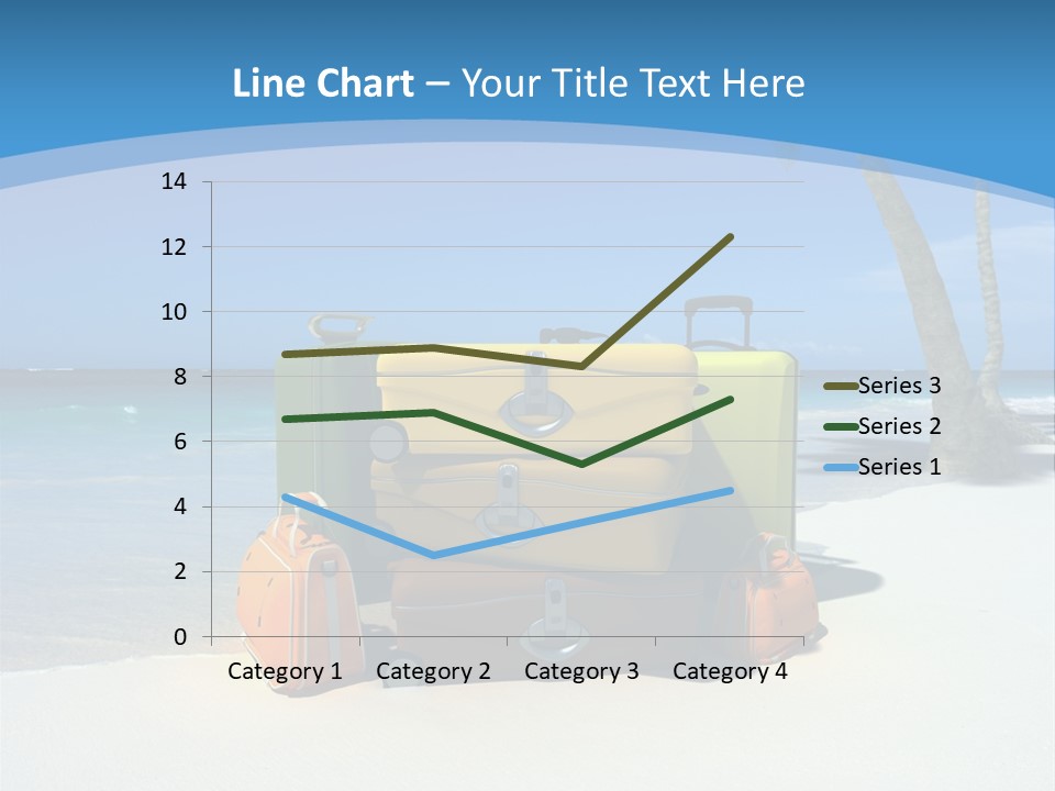 Baggage Red Wave PowerPoint Template