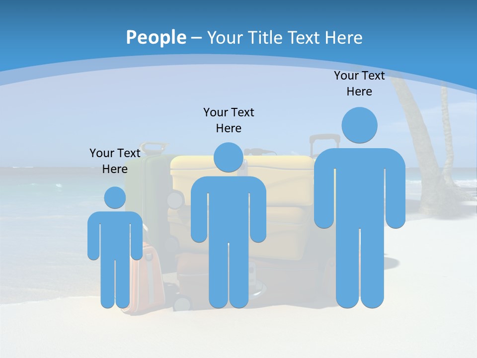 Baggage Red Wave PowerPoint Template