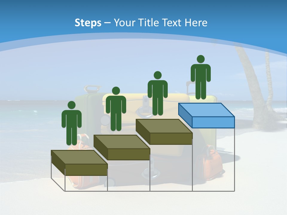 Baggage Red Wave PowerPoint Template