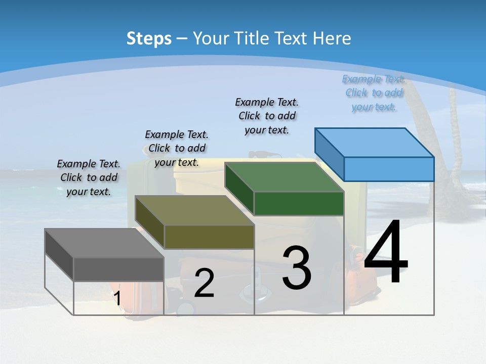 Baggage Red Wave PowerPoint Template